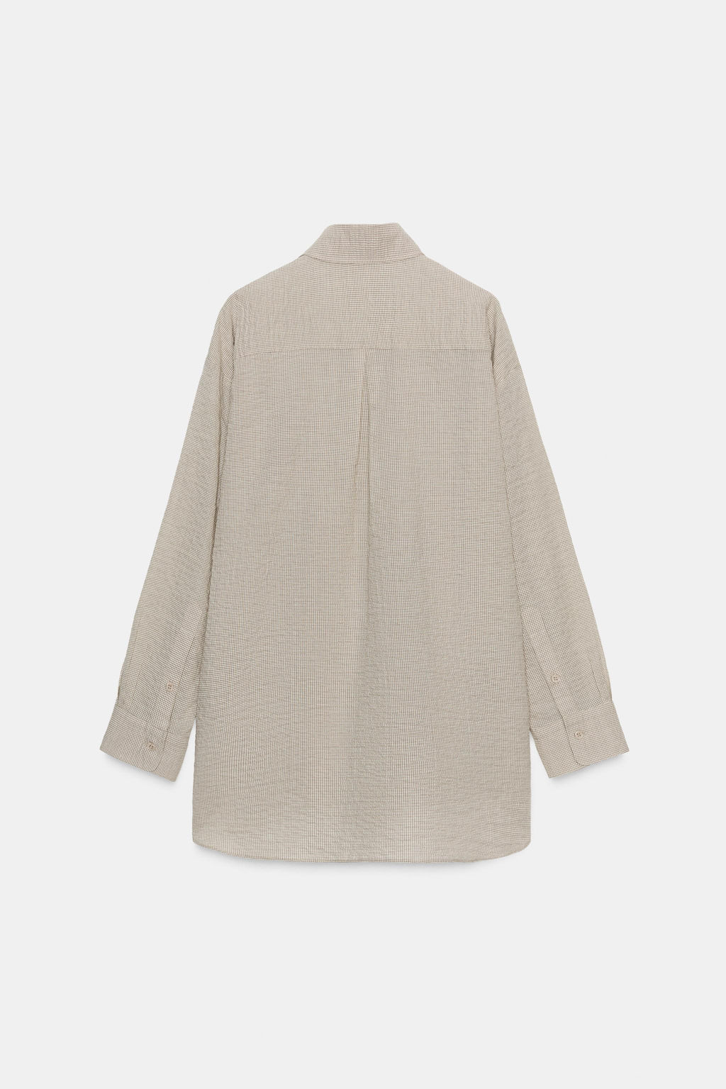 TEXTURED OVERSIZE SHIRT ZW COLLECTION - Zara фото 6