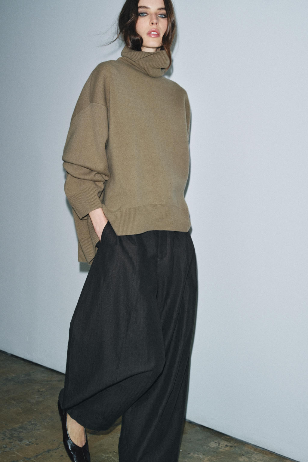 95% WOOL OVERSIZE JUMPER
