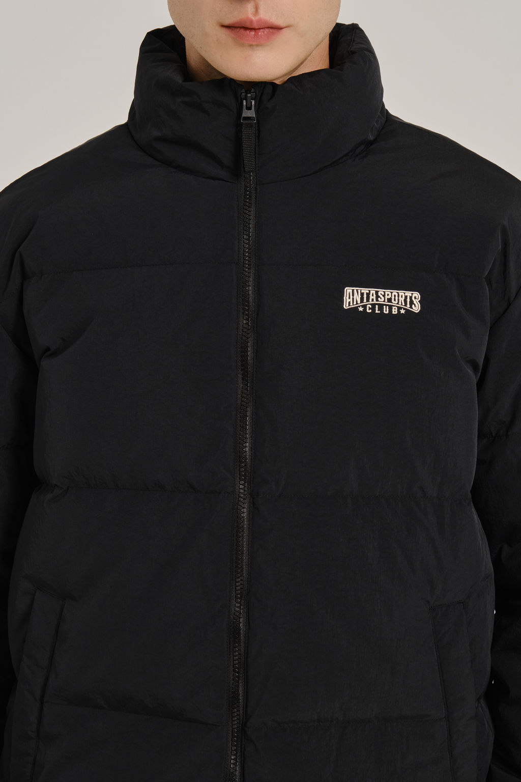 Пуховик короткий Черный ATSC Down Jacket - Anta фото 5