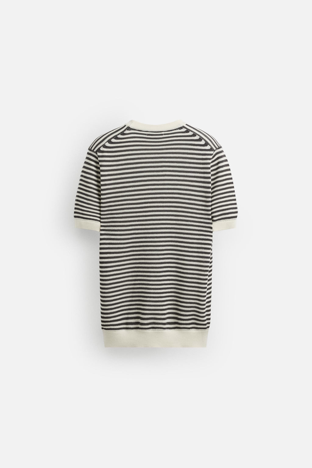 STRIPED KNIT T-SHIRT - Zara фото 8