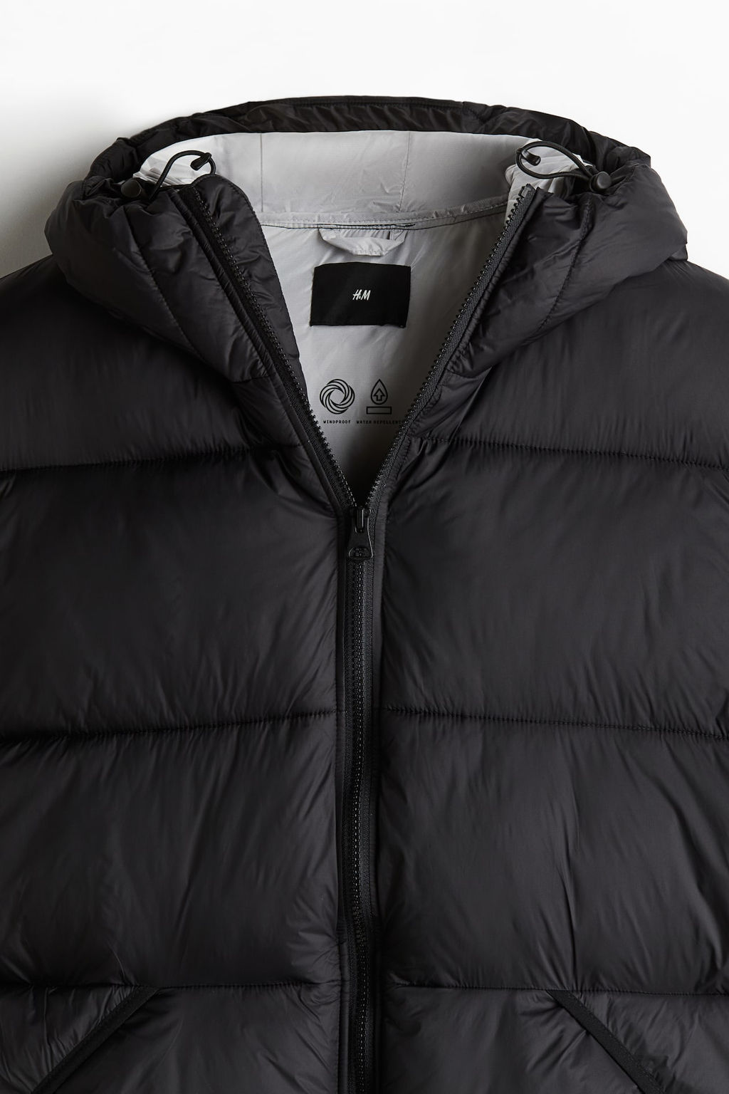 Chaqueta acolchada repelente al agua Loose Fit - H&m фото 13