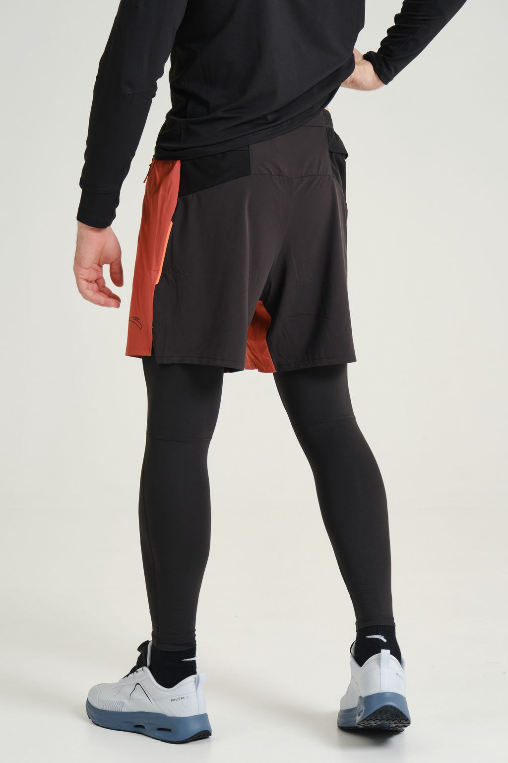 Тайтсы 2-в-1 Красный/Черный - Anta фото 7