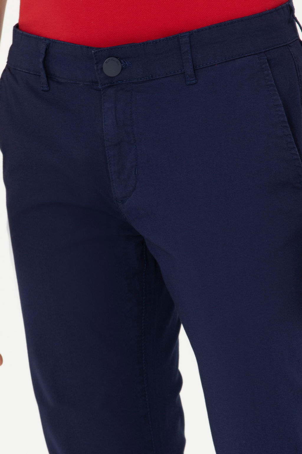 Erkek Slim Fit Lacivert Kanvas Pantolon - U.s. polo assn фото 6