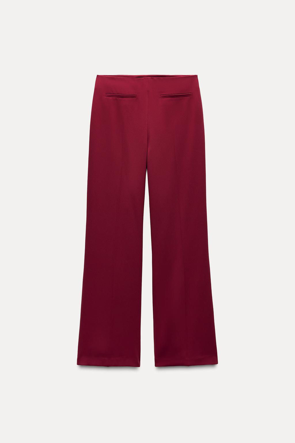 ZW COLLECTION FLARED TROUSERS WITH POCKETS - Zara фото 21