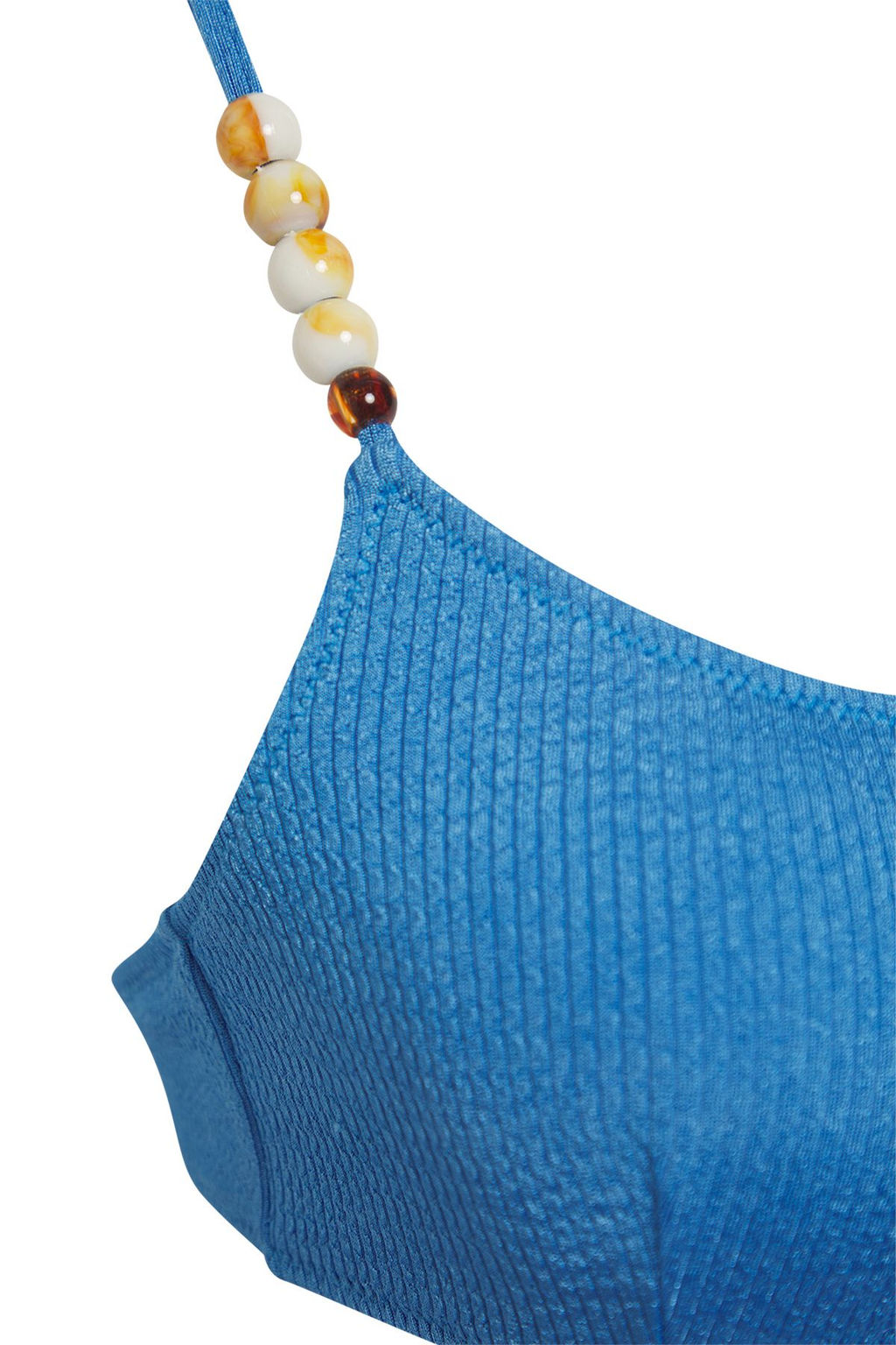 TRENDYOLMILLA Mavi Bralette Boncuk Aksesuarl? Dokulu Regular Bikini Tak?m? TBESS25BT00057  фото 10