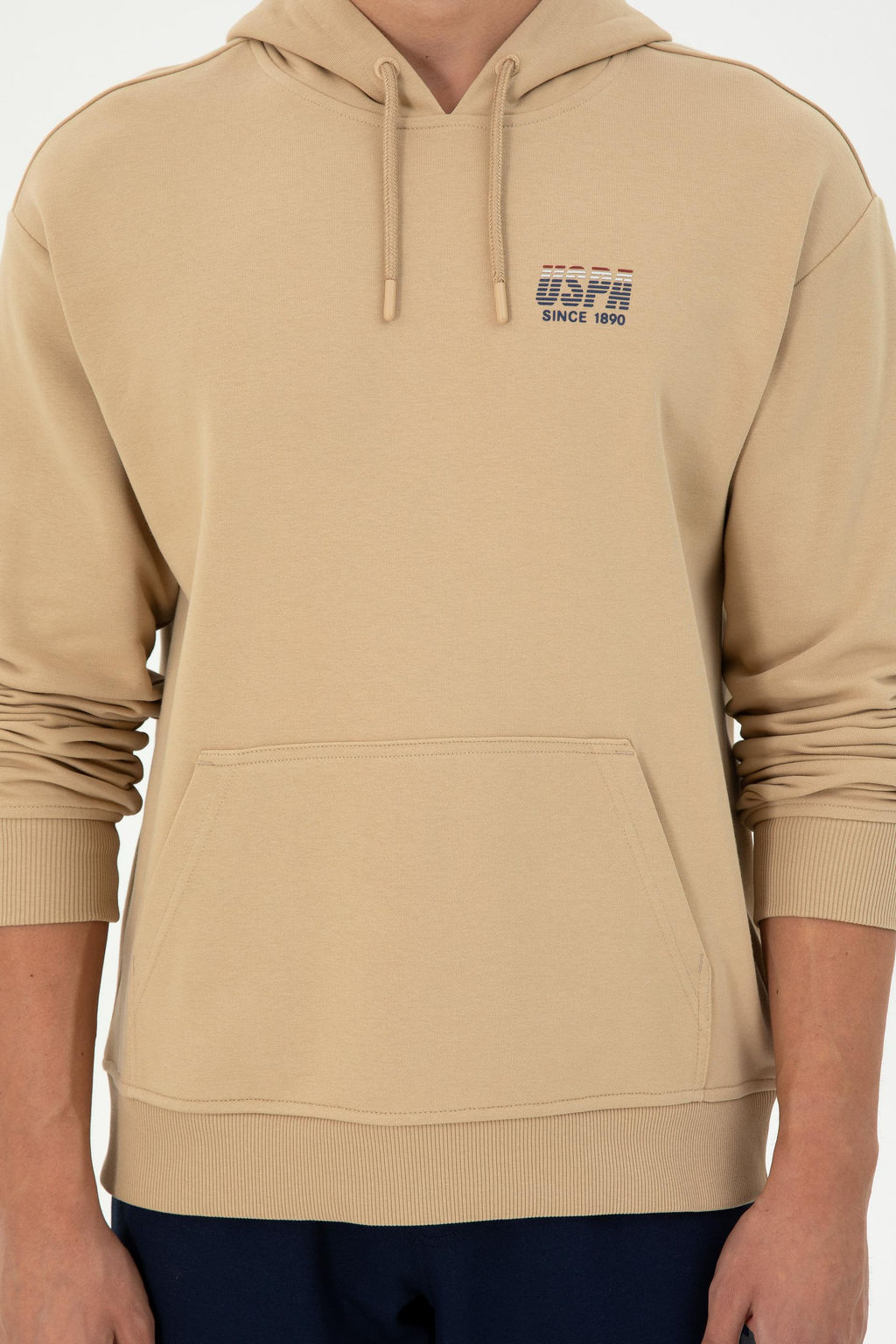 Мужская толстовка песочного цвета Неожиданная скидка в корзине - U.s. polo assn фото 6