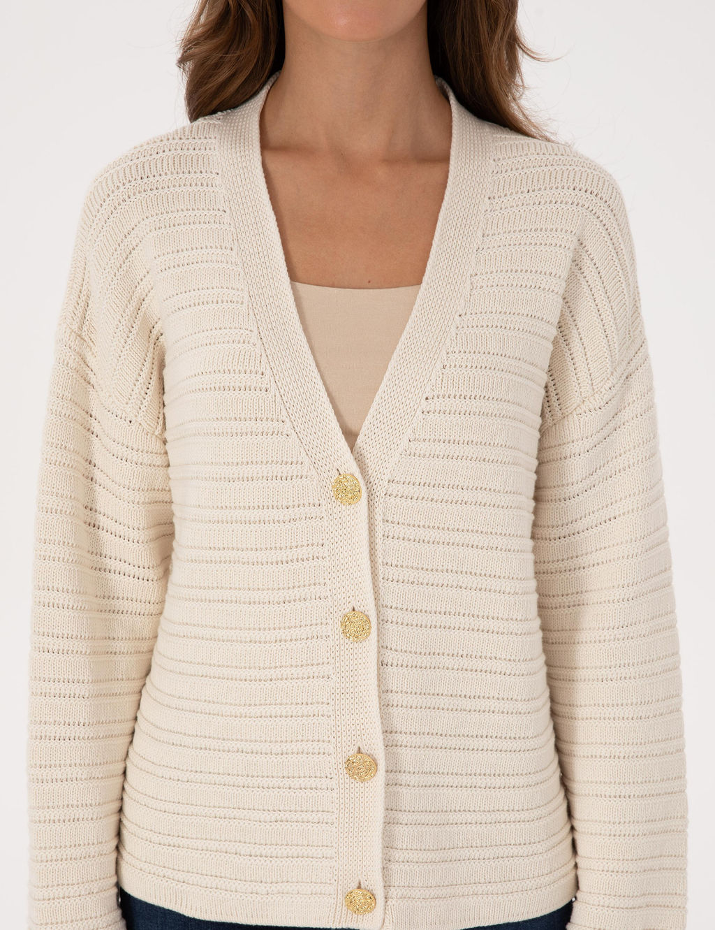 Ekru Comfort Fit Triko H_rka - Pierre cardin фото 6