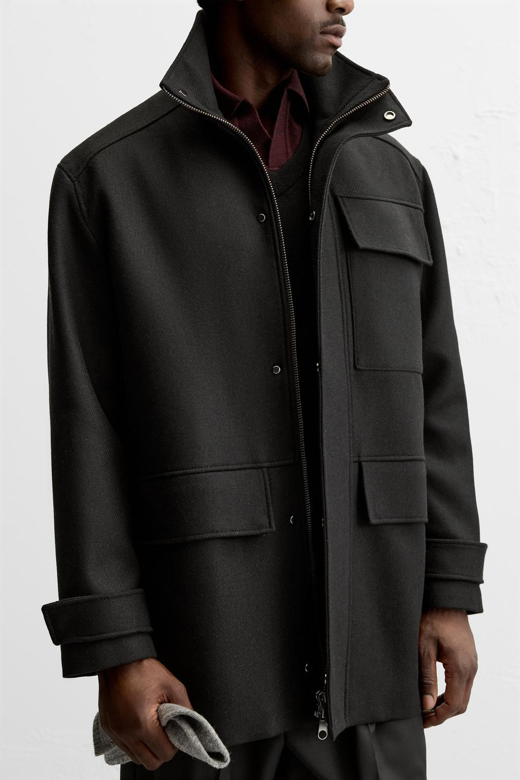 WOOL BLEND PARKA - Zara фото 5