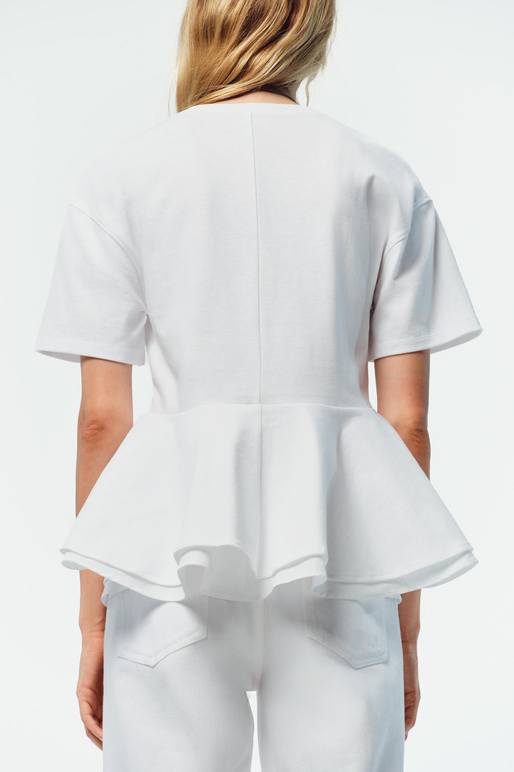 PEPLUM T-SHIRT - Zara фото 4