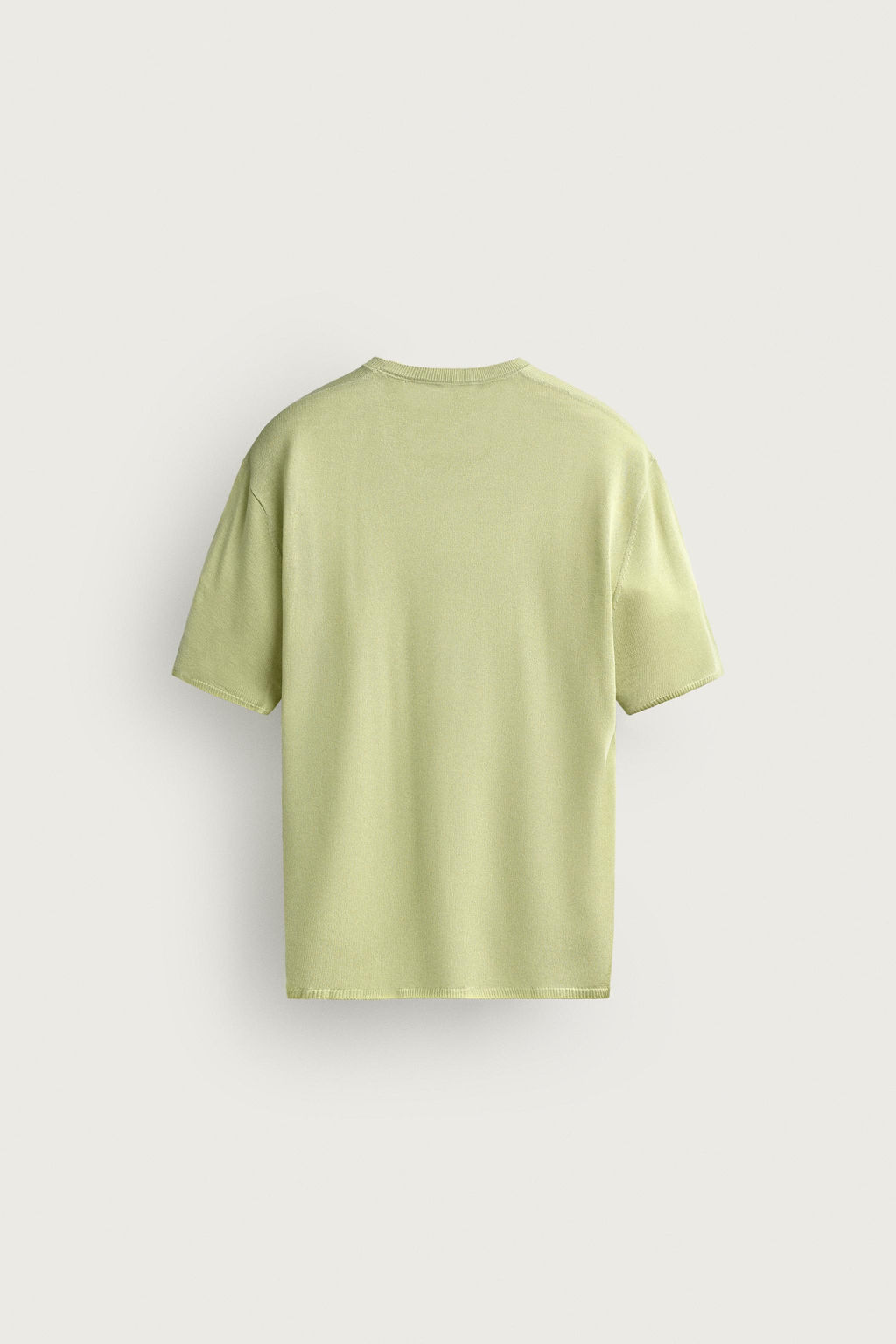 CAMISETA PUNTO LIGERO RELAXED FIT / Pistacho - Zara фото 10