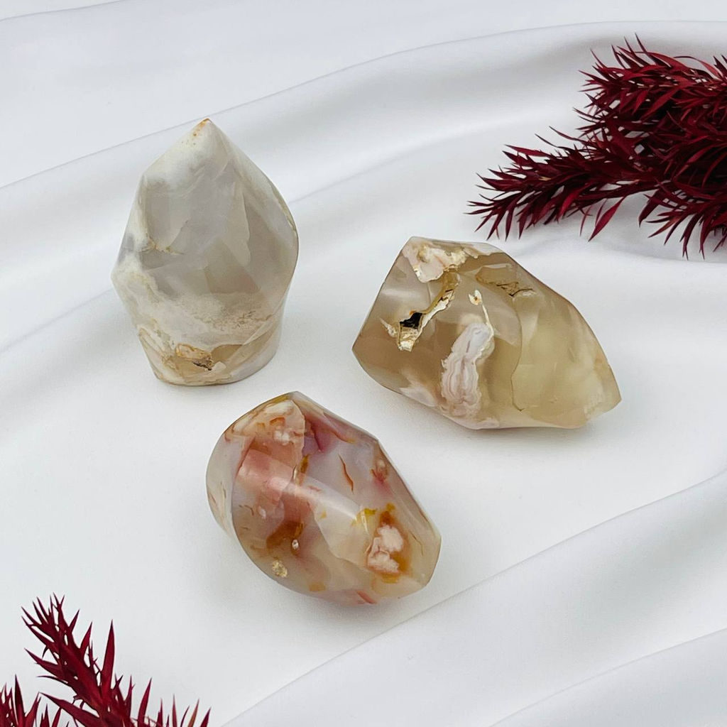 Свеча из Цветочного Агата - Радуга самоцветов фото 2