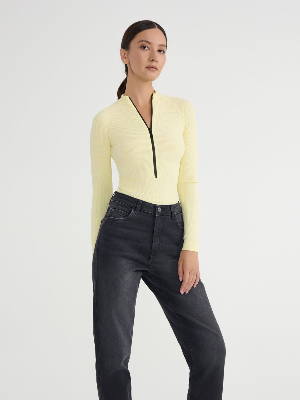 CONTE Боди в рубчик на молнии LBD 2790 lemonade - Conte elegant фото 3