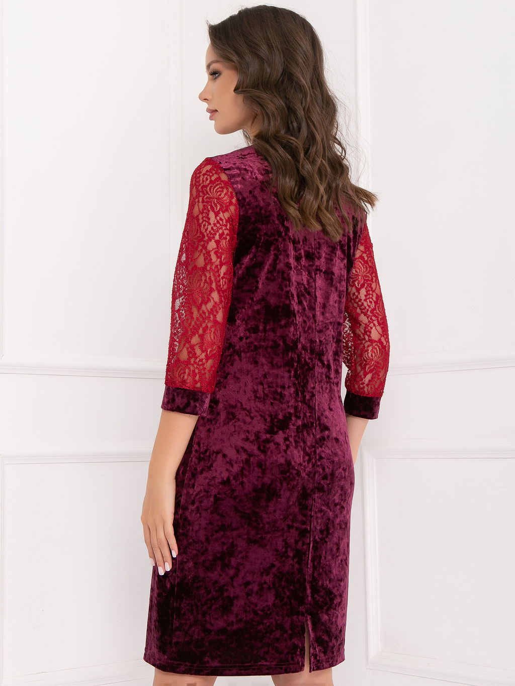 Платье Bellovera 53П4226 бордовый