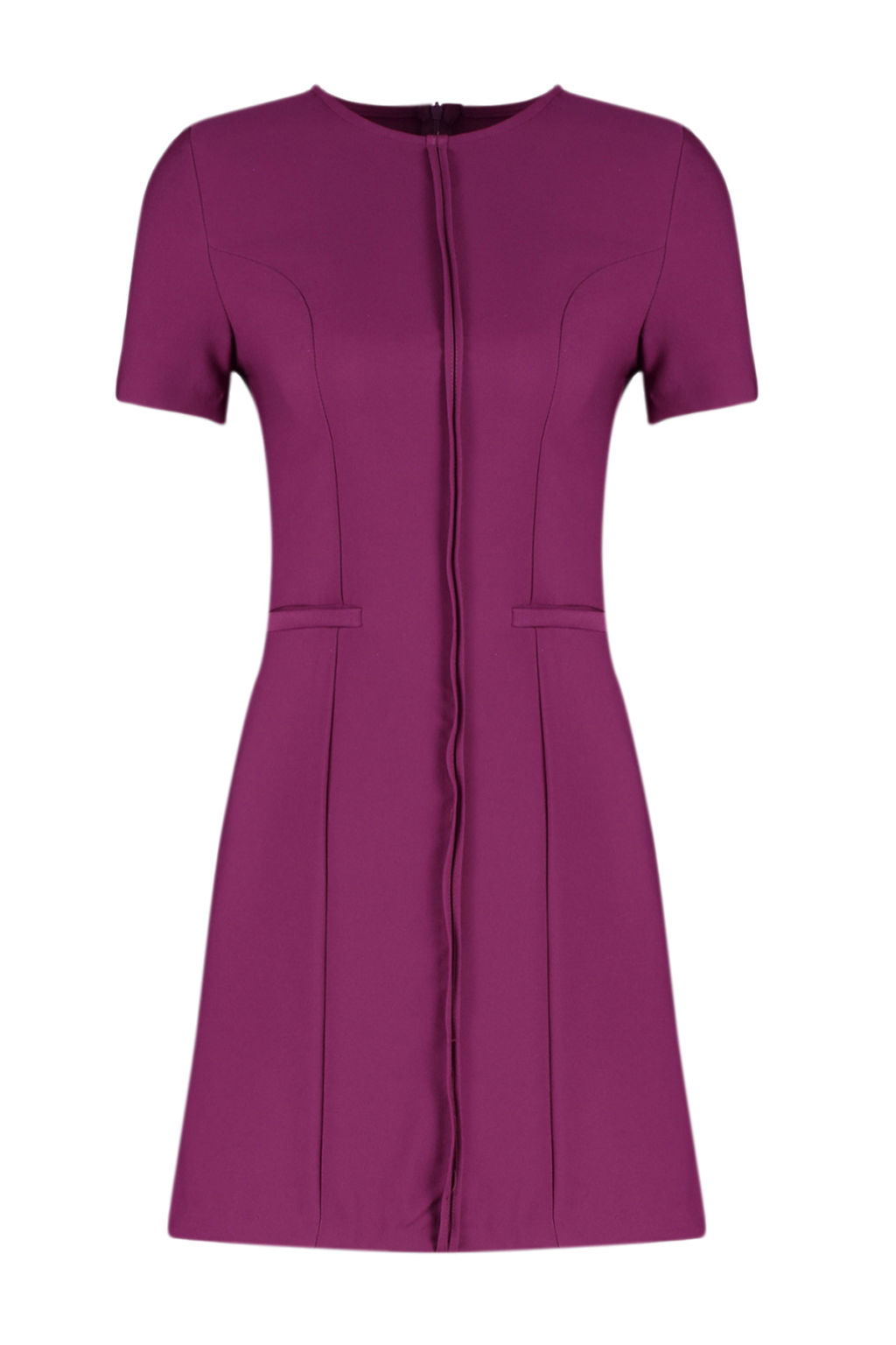 Mor A-line Bisiklet Yaka Mini Dokuma Elbise TWOSS24EL00460 - Trendyolmilla фото 7