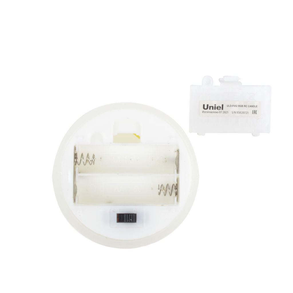 ULD-F052 RGB RC CANDLE Фигура светодиодная Свеча на батарейках 2АА (не в/к). 7,5х10 см. 1 светодиод. RGB свет. Пульт ДУ (в/к). TM Uniel - Volpe фото 6