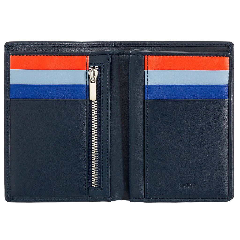 Итальянское кожаное портмоне DuDu серии Tiberio | морской