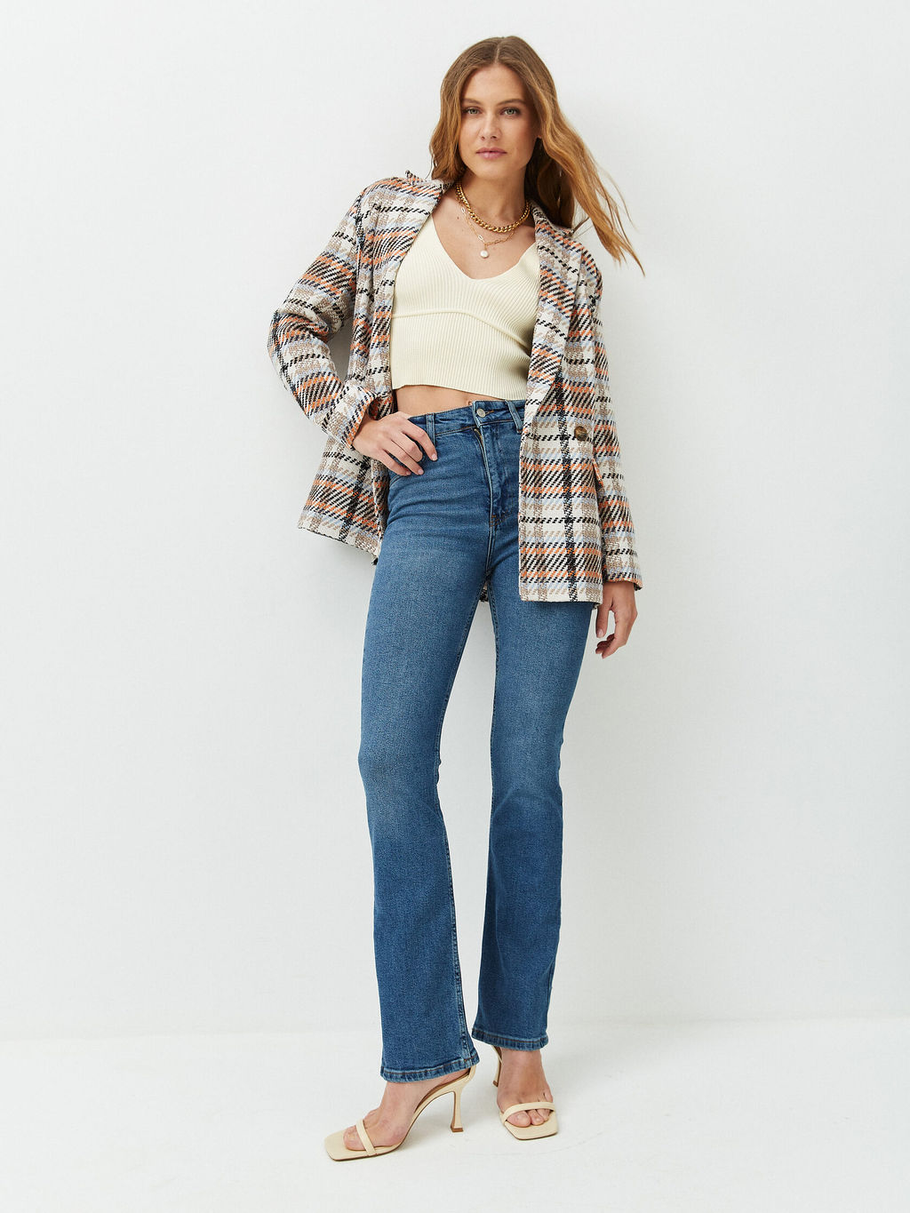 Прямые джинсы с высокой посадкой - TO BE ONE фото 2