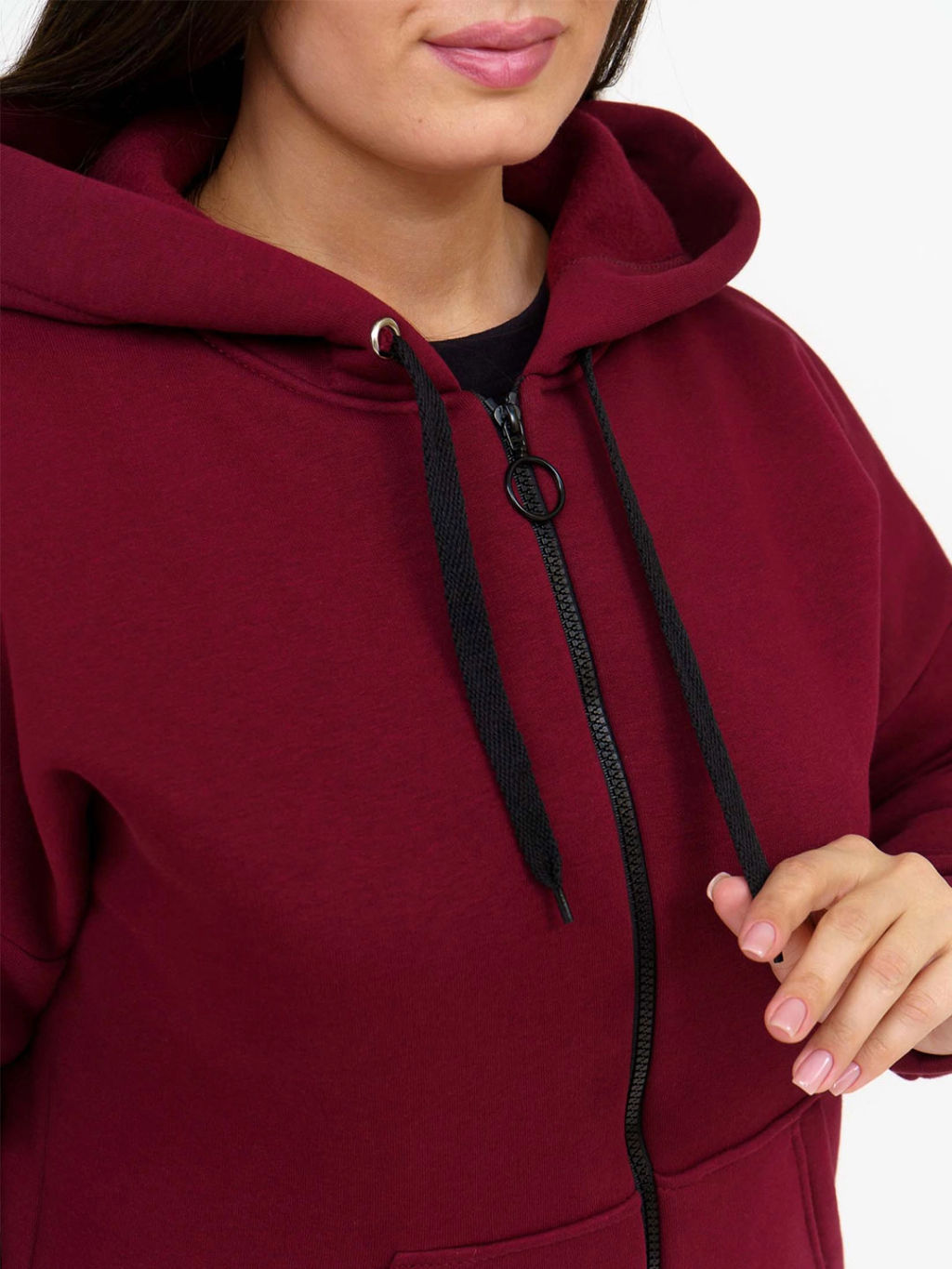 Костюм женский, цвет бордовый