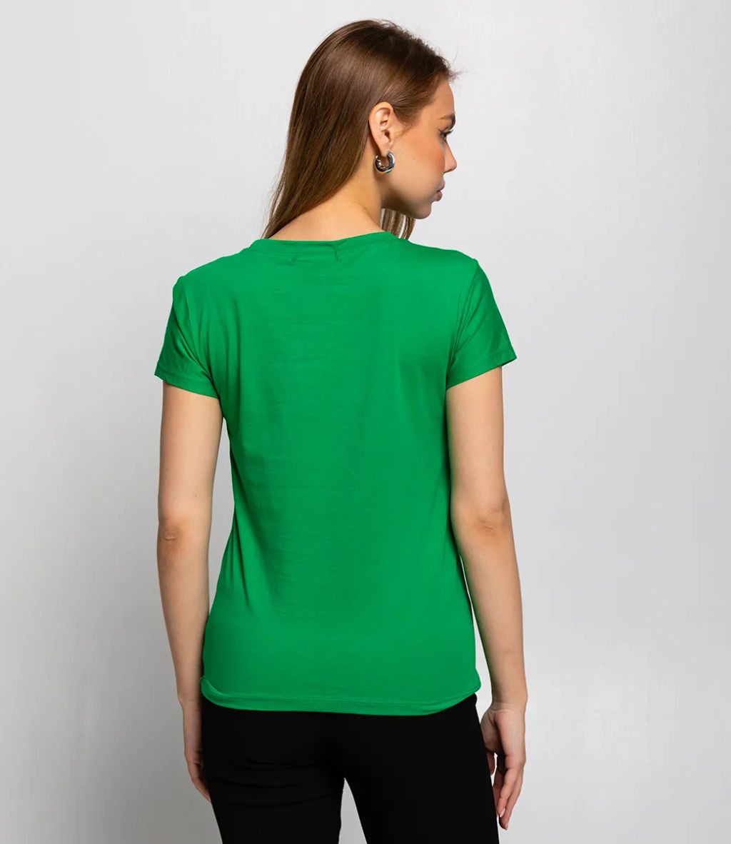 Футболка #ОКТ1665, зелёный