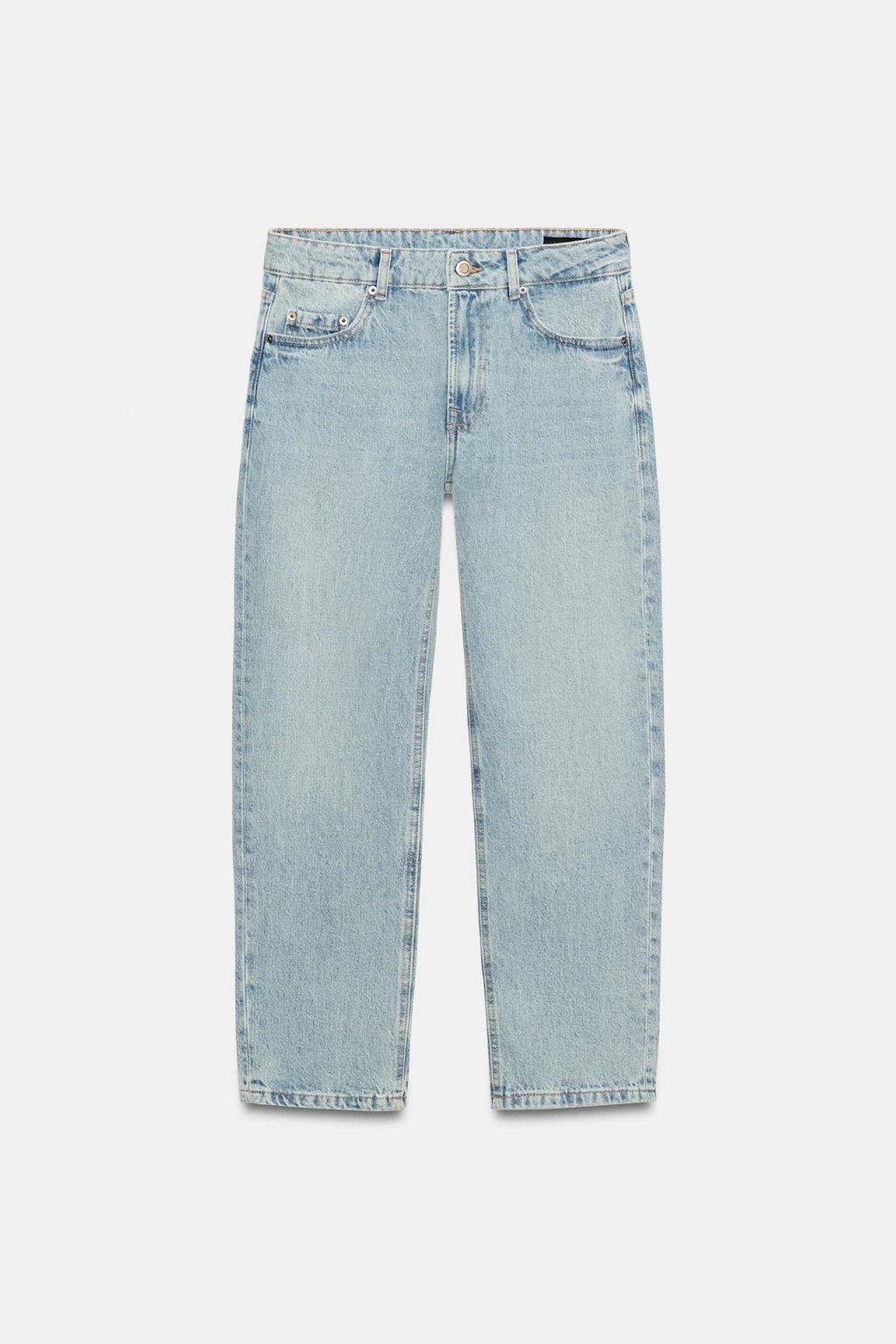 JEANS ZW COLLECTION CIGARRETE TIRO MEDIO / Azul claro - Zara фото 5
