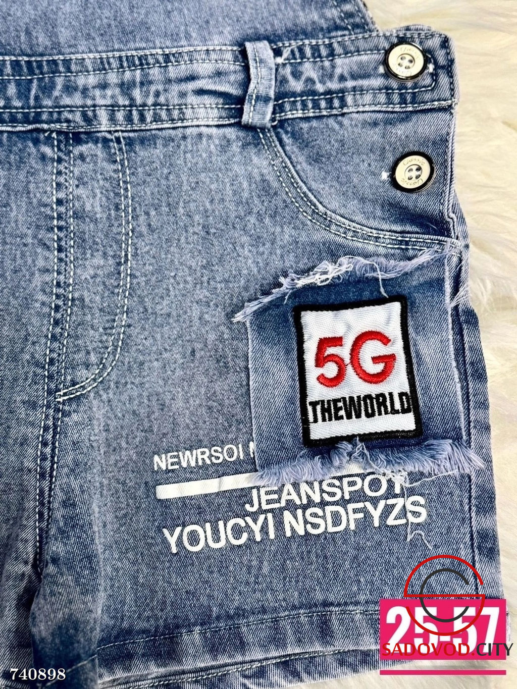 Детский джинсовый комбинезон - Bruno фото 2