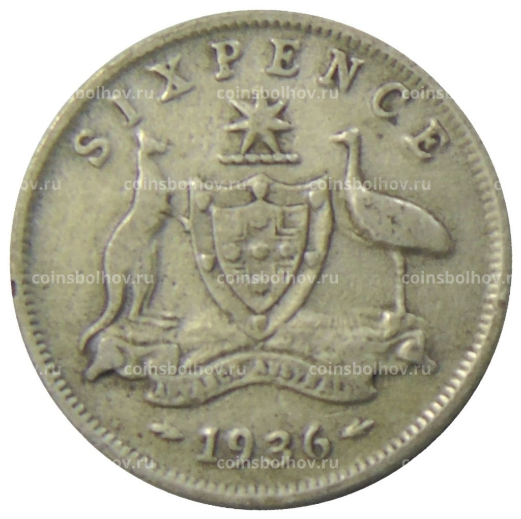 6 пенсов 1936 года Австралия