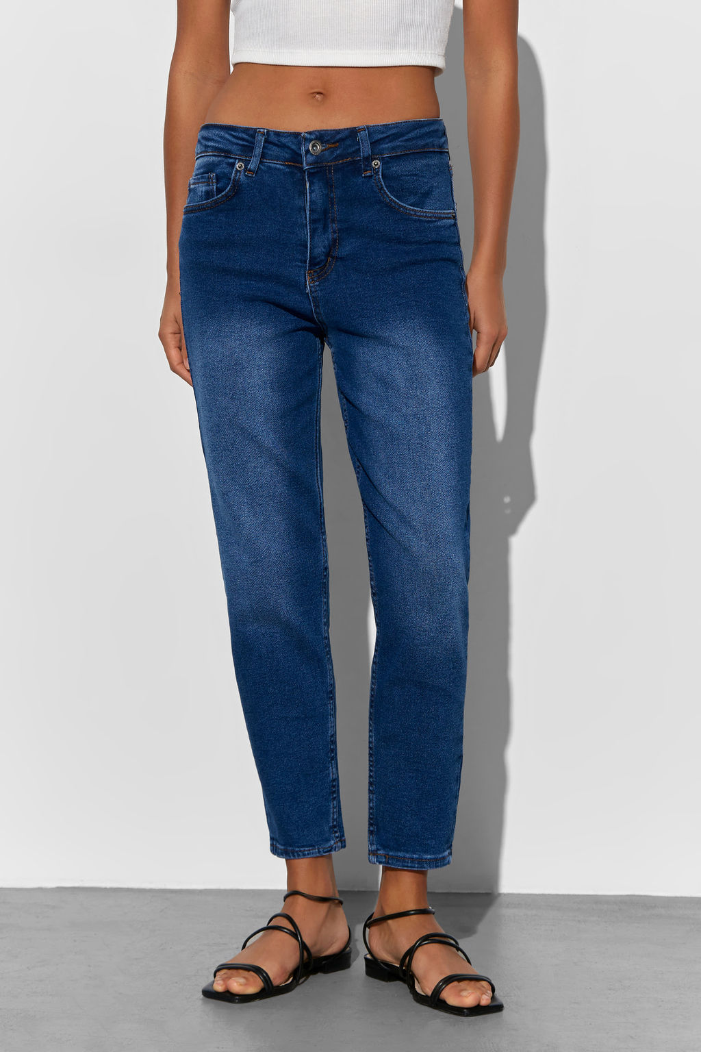 Джинсы зауженные по низу - Mollis фото 2