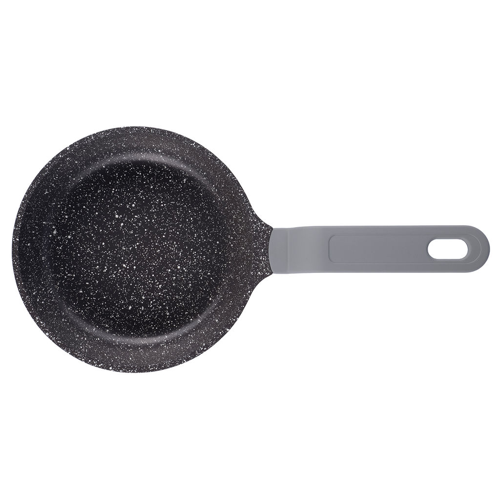 52194 WERNER Ковш MINI 10х6,75см/0,5л из литого алюминия со стеклянной крышкой, бакелитовой ручкой с покрытием Soft Touch. Толщина стенок/дна: 1,5/3,0мм. Цвет: серый.  фото 5