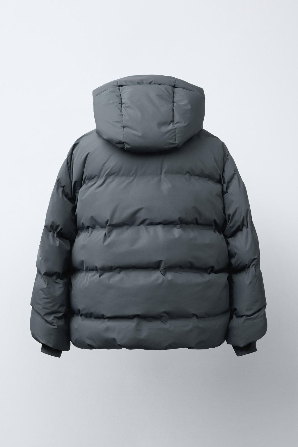 ABRIGO ACOLCHADO ETIQUETA WATER REPELLENT / Gris - Zara фото 4