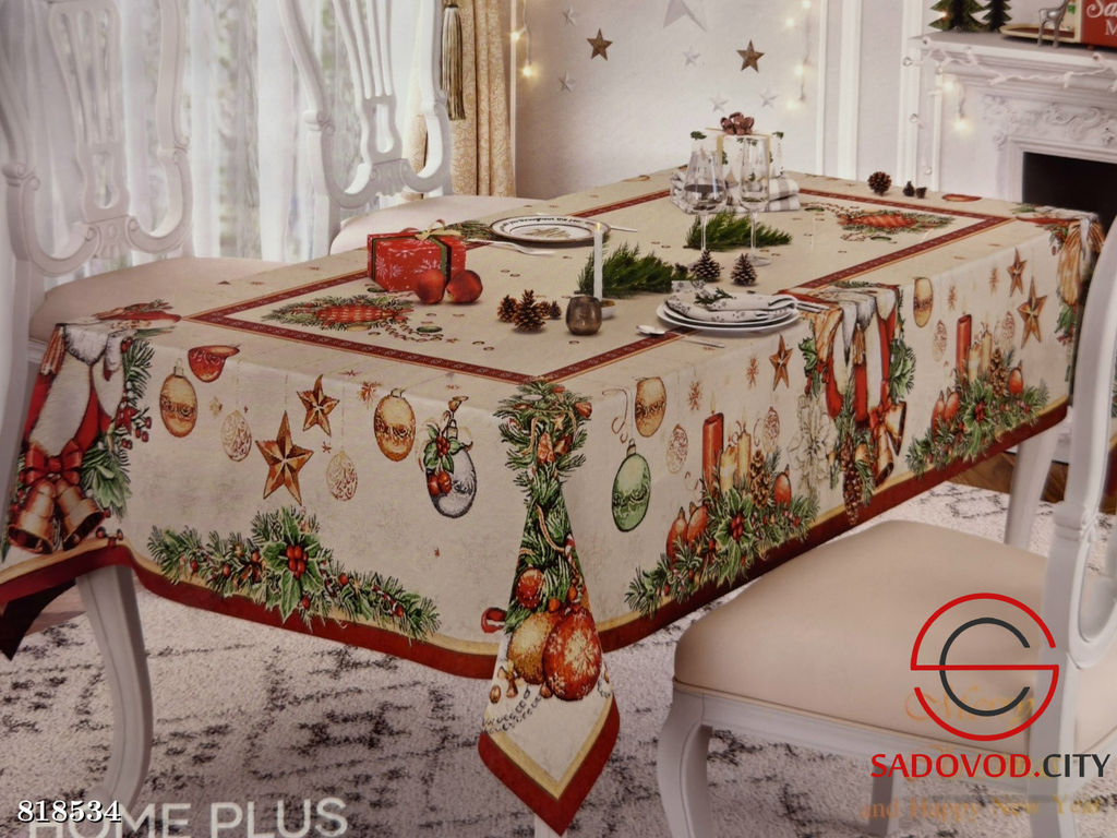 Новогодние скатерти с рисунком