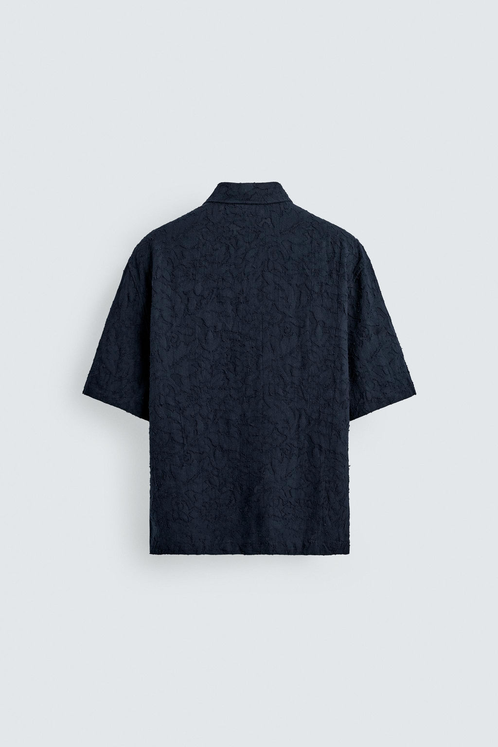 CAMISA JACQUARD TEXTURA / Marino - Zara фото 8