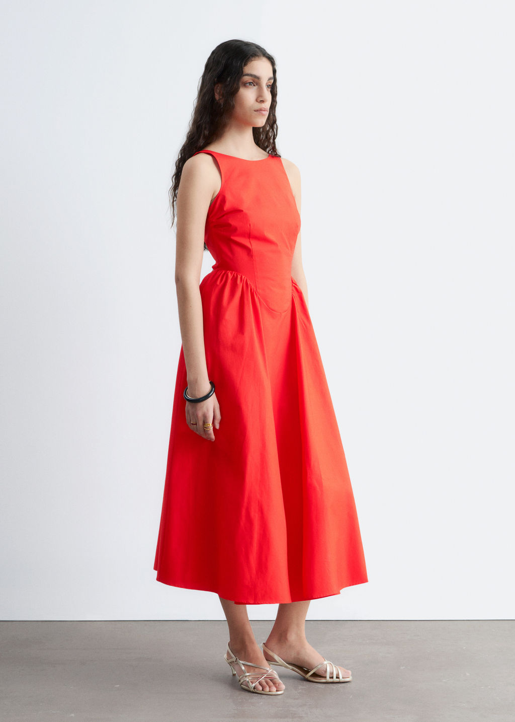 Vestido midi con lazo en la espalda - H&m фото 8