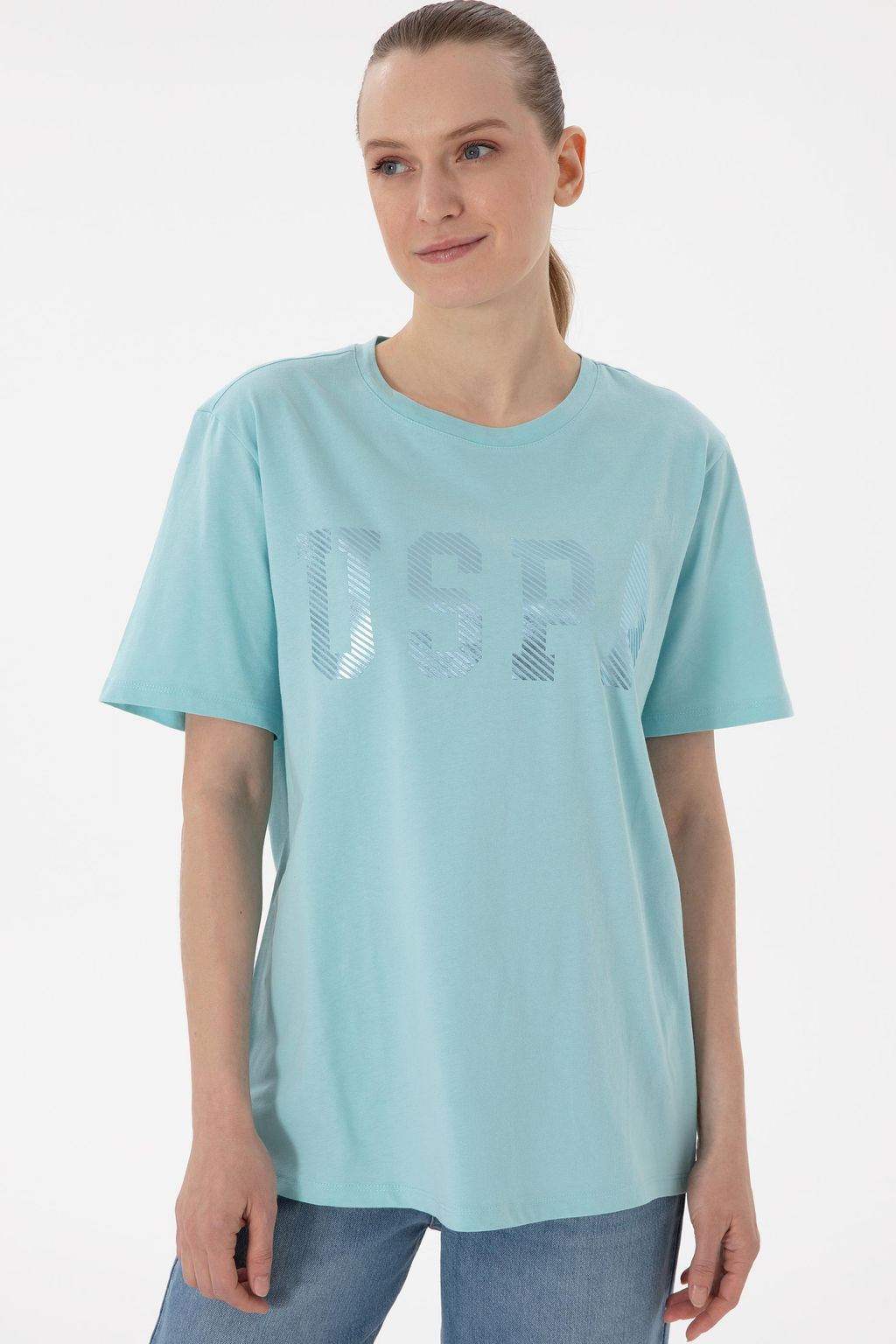 Kad_n Aqua Basic Ti__rt Sepette S_rpriz _ndirim - U.s. polo assn фото 3