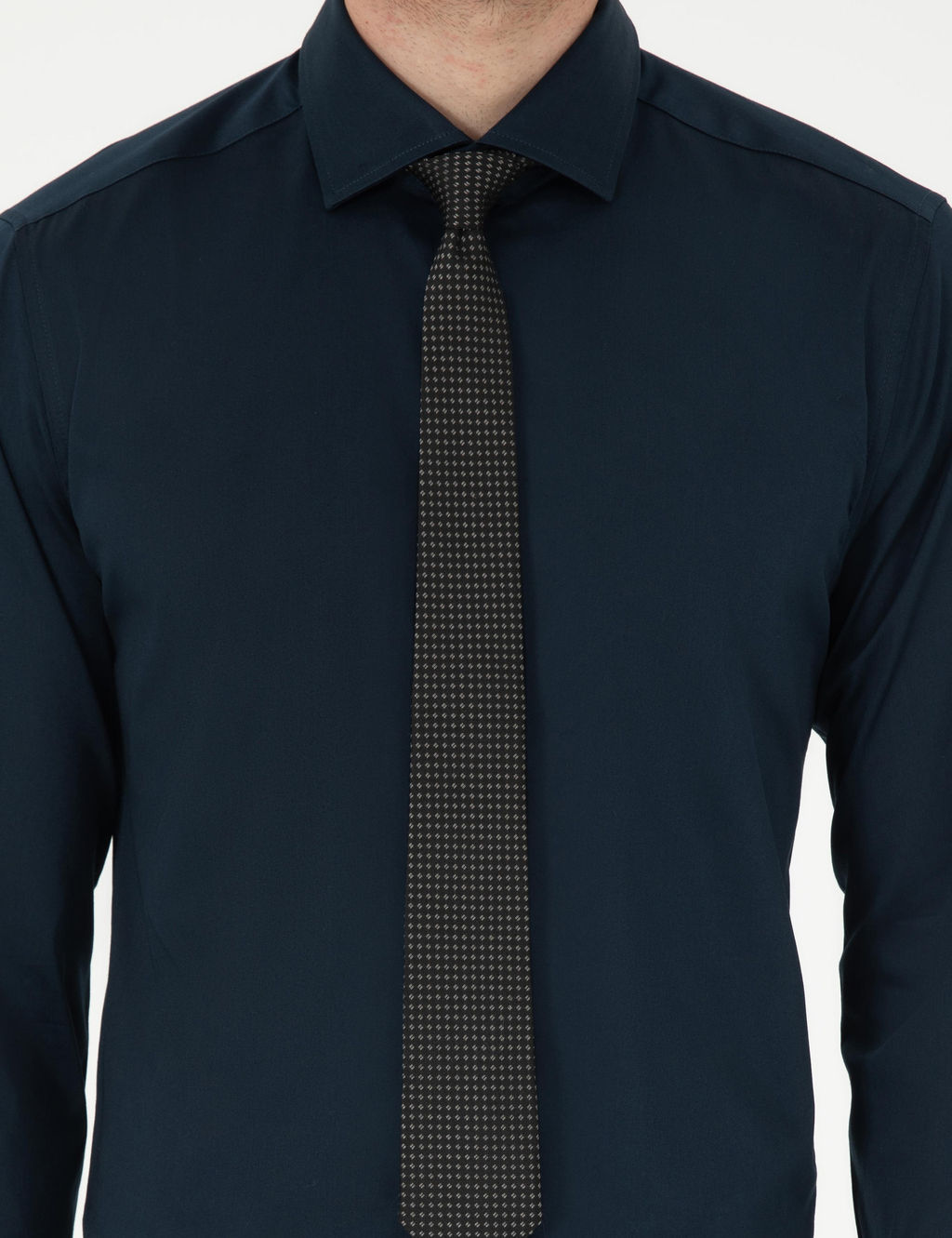 Lacivert Ex. Slim Fit Uzun Kollu Basic G_mlek - Pierre cardin фото 13