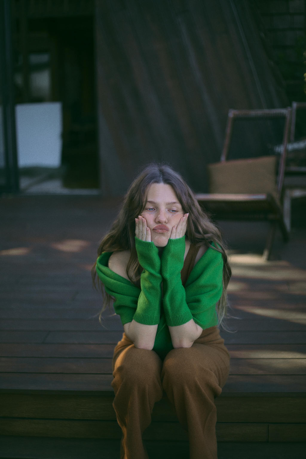 100% WOOL TRIANGULAR BANDANA