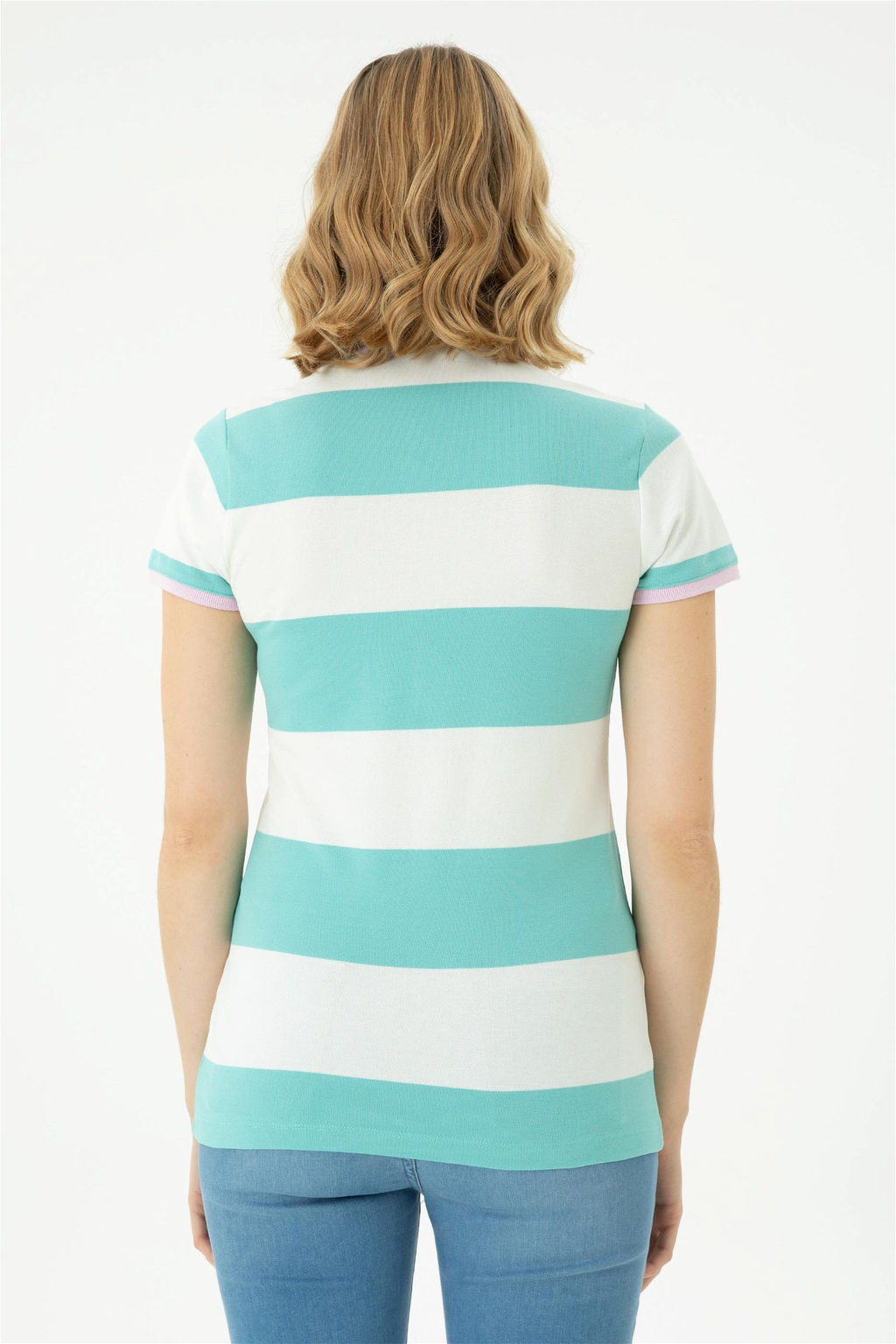 Женская мятная футболка - U.s. polo assn фото 5