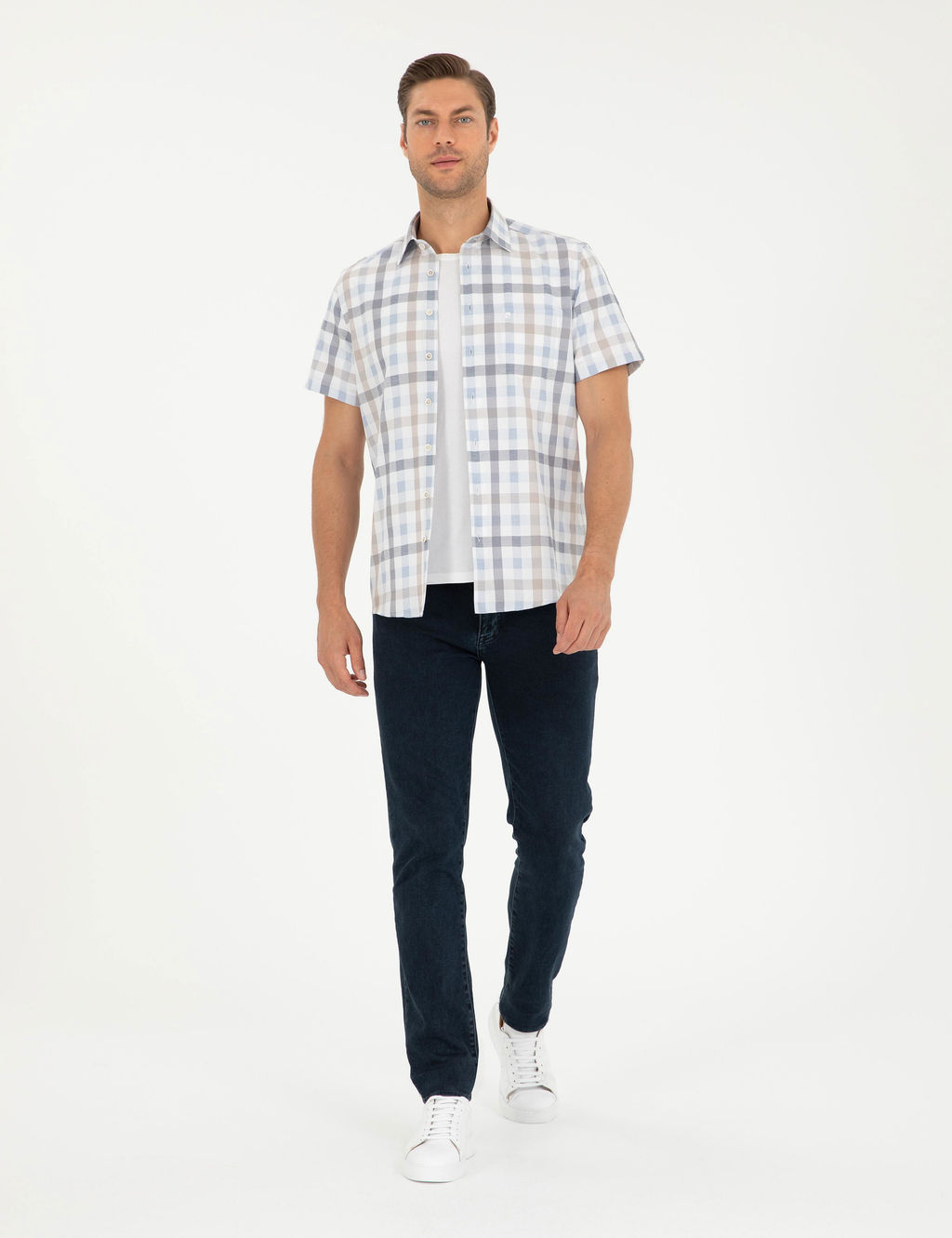Mavi Regular Fit K_sa Kollu G_mlek