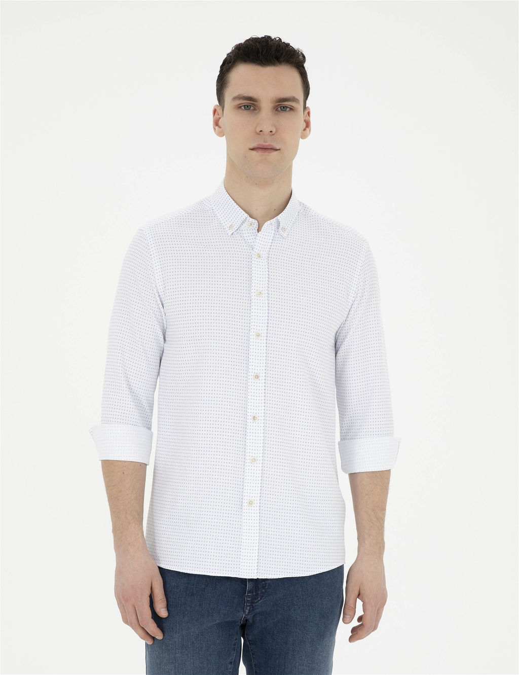 Saks Slim Fit Uzun Kollu G_mlek
