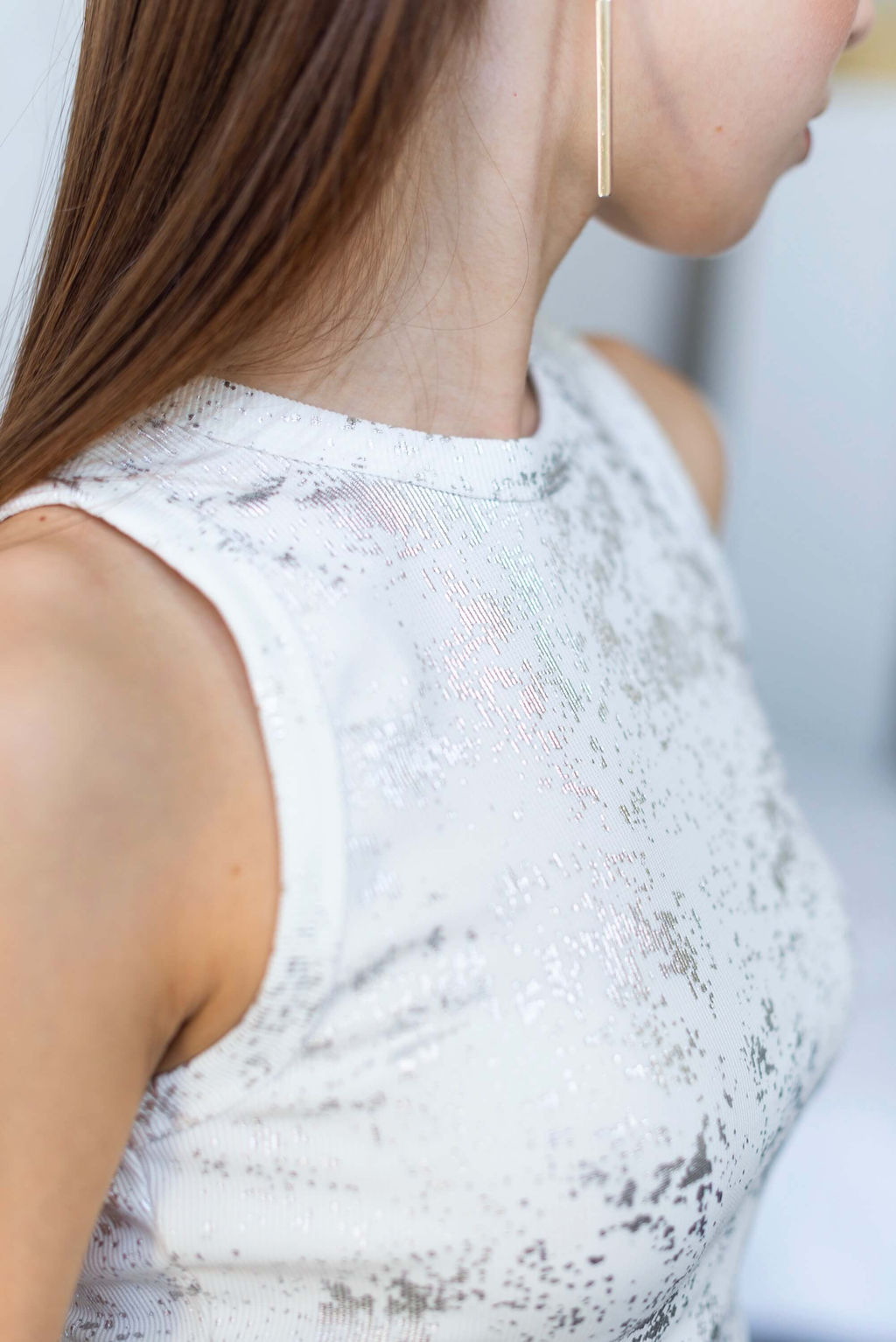 Кроп-топ Лик (белый) - Nadi bordo фото 3