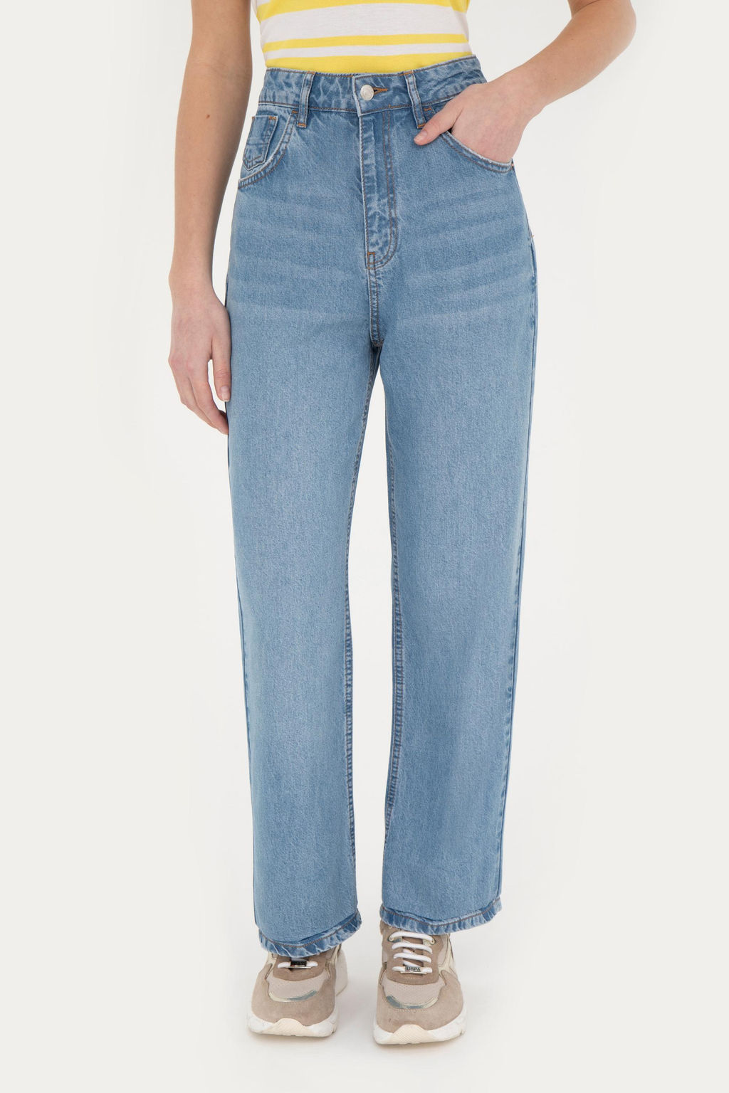 Женские голубые джинсовые брюки - U.s. polo assn фото 16