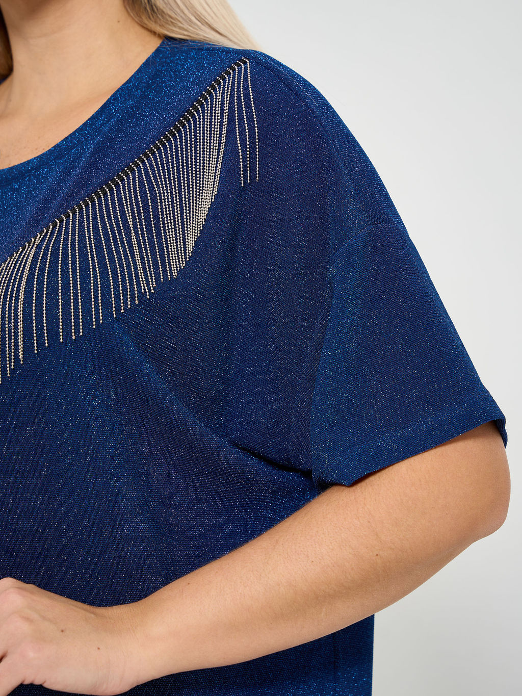 Джемпер 0087-26 тёмно-синий - Dora фото 19