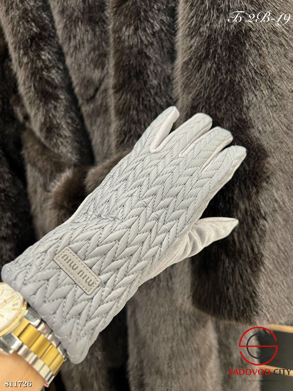 Перчатки из эко.кожи женские - Bruno фото 2