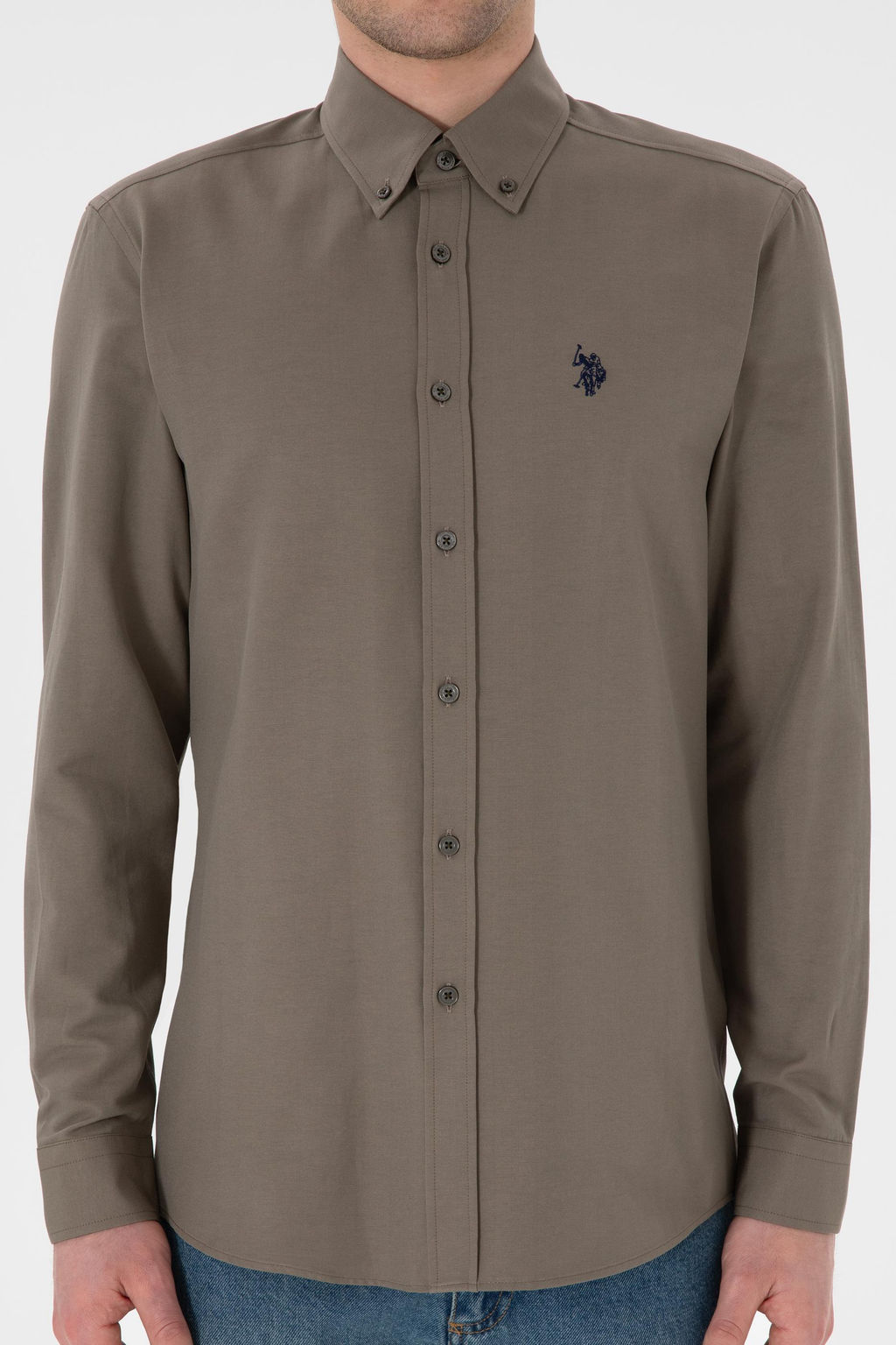 Erkek Vizon Uzun Kollu Basic G_mlek Sepette S_rpriz _ndirim - U.s. polo assn фото 7