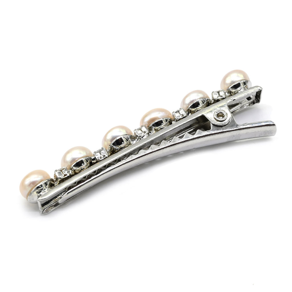 Заколка для волос с жемчугом 6*50мм