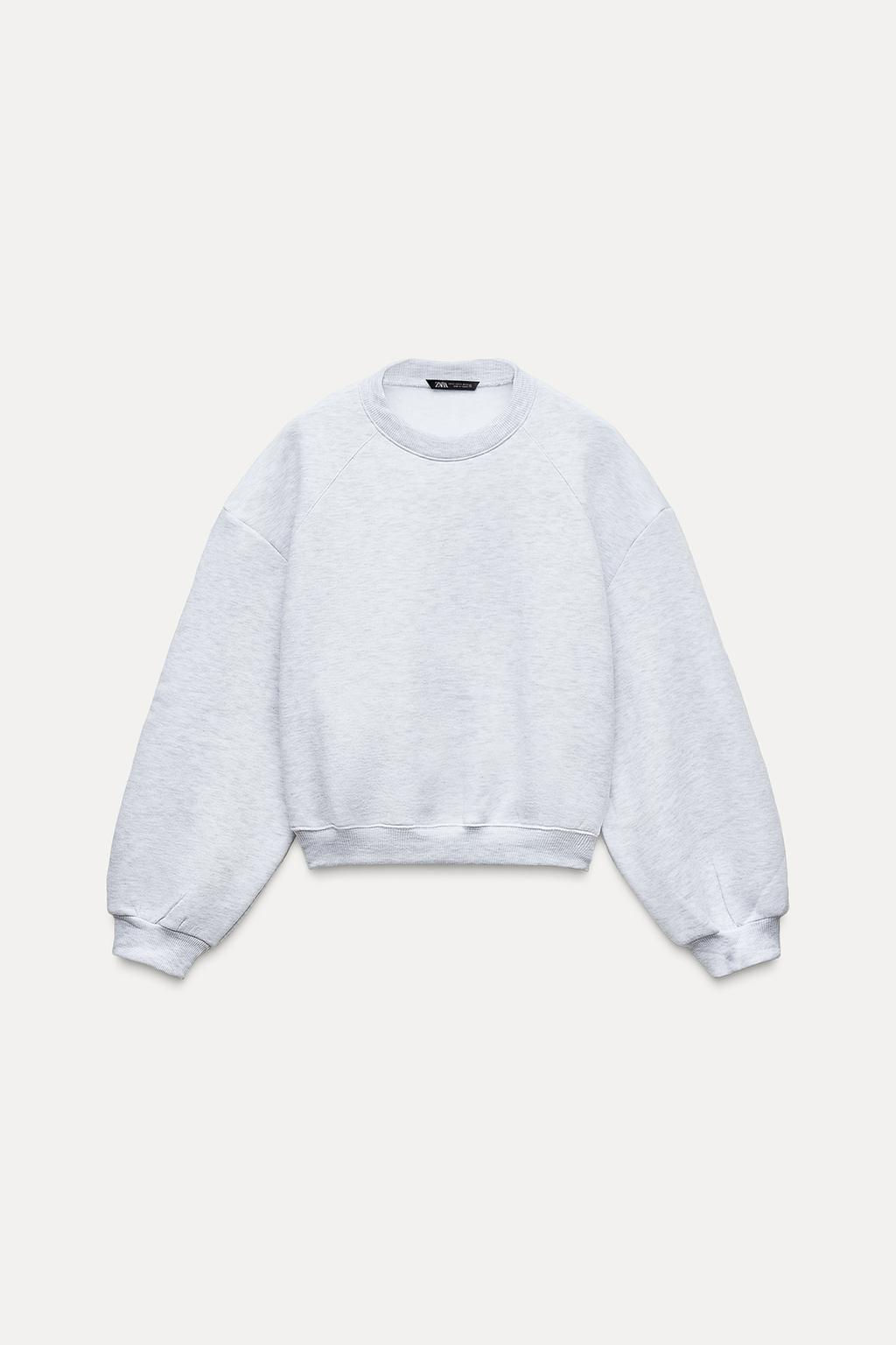 BASIC PLUSH SWEATSHIRT - Zara фото 15