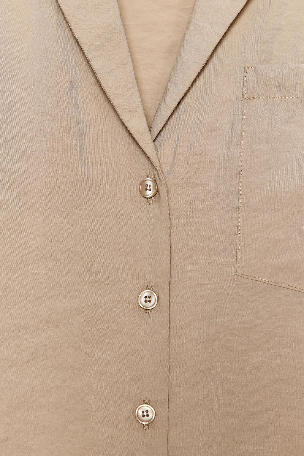 SHORT SLEEVE FLOWING SHIRT