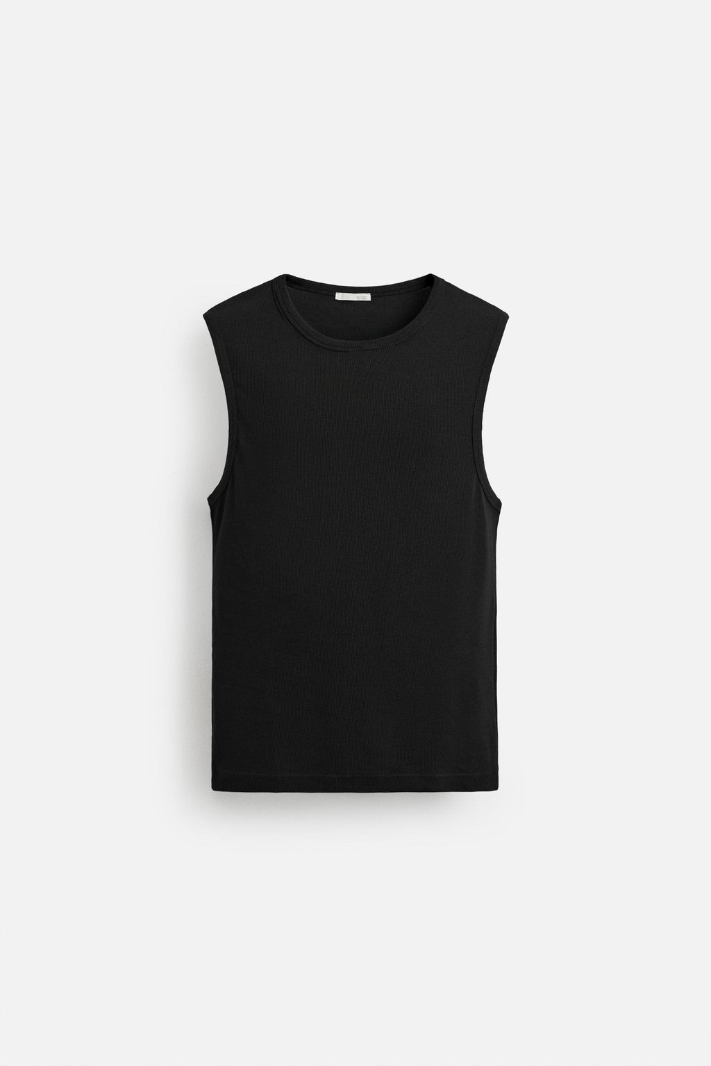 RIBBED TANK T-SHIRT - Zara фото 7