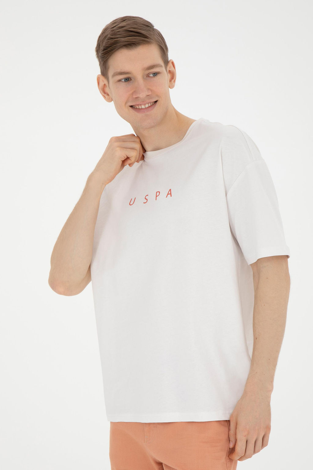 Мужская футболка цвета экрю - U.s. polo assn фото 10