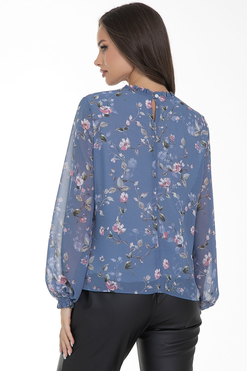 Блуза Волшебный шифон (блу) - Diolche фото 11