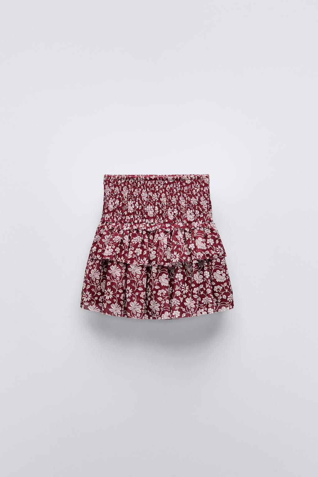 PRINTED TULLE SKIRT - Zara фото 6